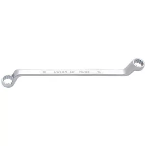   Csillagkulcs, Unior 180/1, ezüst, 18 és 21 mm, Cr-V, DIN838, 75°-ban hajlított