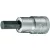 Dugófej, Gedore IN19-6, ezüst, 6 mm, 1/2″, Cr-V