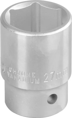 Dugófej, Tona Expert E113796, ezüst, 27mm, 3/4", DIN 3124, teljes hossz: 52 mm