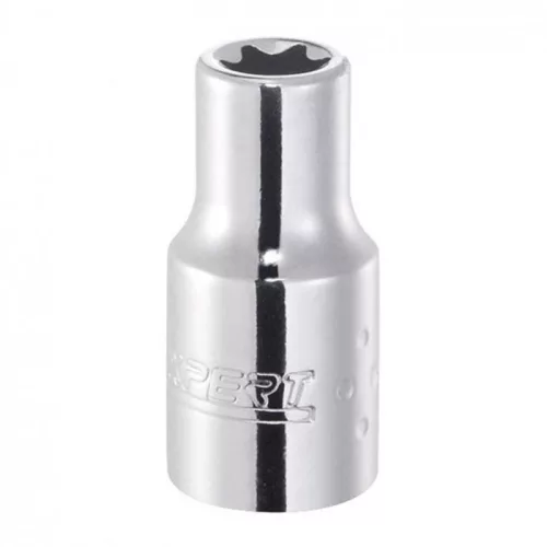 Dugófej, Tona Expert E030134, ezüst, E10 mm, 1/4", Cr-V, Torx