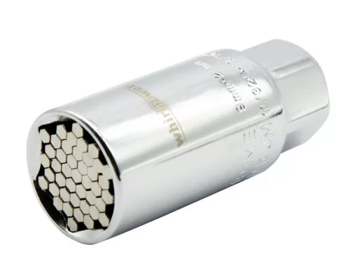 Dugófej, Whirlpower 1613-2502, ezüst, 9-21 mm, 3/8", Cr-V, univerzális