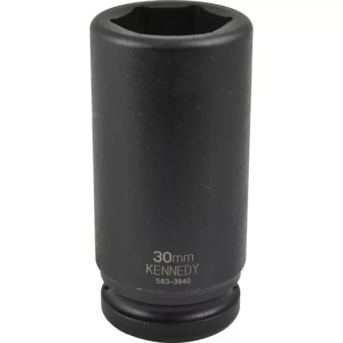 Dugófej, Kennedy 583-4020K, fekete, 38 mm, 3/4", Cr-Mo, ipari, hosszított