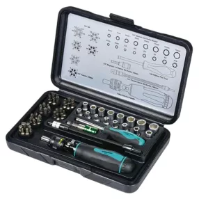   Dugókulcs-készlet, Whirlpower 96-5856, fekete doboz, 56 részes, 1/4", racsnis