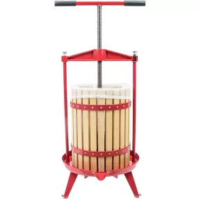   Gyümölcsprés, Strend Pro Garden Harvester, 14 l, keretes, fa, csavarnyomásos, lépréseléshez, szűrőzsákkal