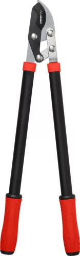 Ágvágó olló, Strend Pro Premium, fekete/piros, 70,5 cm, acél nyél, acél penge, maximum 35 mm átmérő