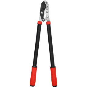  Ágvágó olló, Strend Pro Premium, fekete/piros, 70,5 cm, acél nyél, acél penge, maximum 35 mm átmérő, áttételes