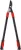 Ágvágó olló, Strend Pro Premium, fekete/piros, 70 cm, acél nyél, acél penge, lengéscsillapítós