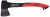 Hasítófejsze, Strend Pro Premium Redwolf CAX 1250, fekete/piros, 900 g, 45 cm, PTFE bevonatú, korrózióálló, TPR nyél, szénacél fej
