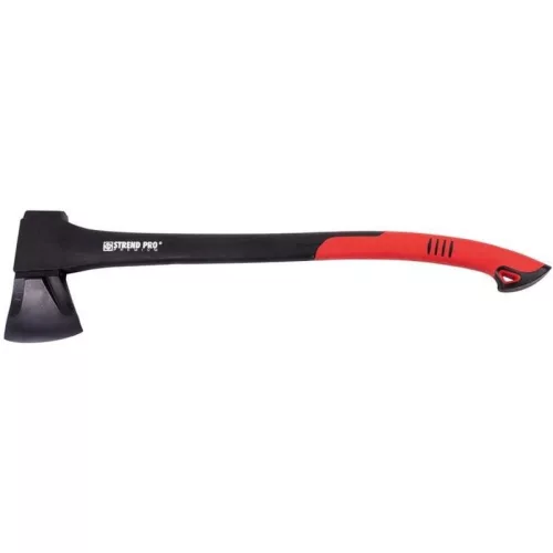 Hasítófejsze, Strend Pro Premium Redwolf CAX 2600, fekete/piros, 1800 g, 72 cm, PTFE bevonatú, korrózióálló, TPR nyél, szénacél fej
