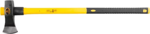 Hasítófejsze, Strend Pro Garden AX262 A621, sárga/fekete, 2500 g, 90 cm, üvegszálas nyél, acél fej