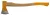 Hasítófejsze, Strend Pro Garden AX201 A613, sárga, 1600 g, 90 cm, fa nyél, acél fej, GS tanúsítvány