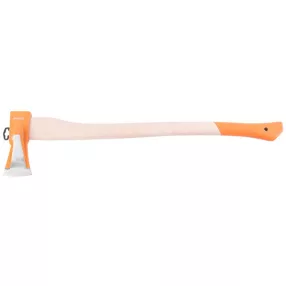   Hasítófejsze, Strend Pro Garden JapanAxe, narancssárga, 2000 g, 80 cm, fa nyél, ék alakú acél fej