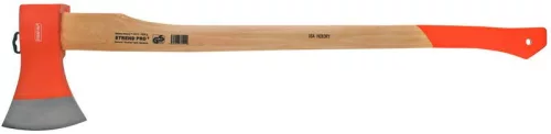 Hasítófejsze, Strend Pro Garden Hickory Wood A613, narancssárga, 1800 g, 80 cm, fa nyél, acél fej