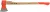 Hasítófejsze, Strend Pro Garden Hickory Wood A613, narancssárga, 1800 g, 80 cm, fa nyél, acél fej