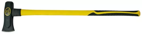 Hasítófejsze, Strend Pro Garden AX255B, sárga/fekete, 2500 g, 91 cm, üvegszálas nyél, acél fej