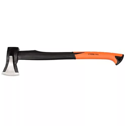 Hasítófejsze, Strend Pro Garden AS106, fekete/narancssárga, 1000 g, 61 cm, üvegszálas nyél, acél fej