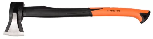 Hasítófejsze, Strend Pro Garden AS208, fekete/narancssárga, 2000 g, 80 cm, üvegszálas nyél, acél fej