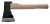 Ácsfejsze, Strend Pro Garden AX305, fekete, 900 g, 38 cm, fa nyél, acél fej, vágóéllel és szeghúzóval
