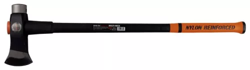 Hasítófejsze, Strend Pro Garden Everest LSA ALU, fekete/narancssárga, 3500 g, 90 cm, üvegszálas nyél, acél fej, Multi-Neck technológia