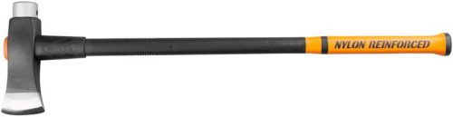 Hasítófejsze, Strend Pro Garden LSA, fekete/narancssárga, 2500 g, 90 cm, üvegszálas nyél, acél fej, Multi-Neck technológia