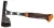 Ácsfejsze, Strend Pro Premium AX1117, fekete/narancssárga, 600 g, 34 cm, üvegszálas nyél, acél fej, többcélú, szeghúzóval