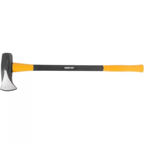 Favágó fejsze, Strend Pro Garden Gardex BM01, sárga/fekete, 3600 g, 86 cm, üvegszálas nyél, acél fej