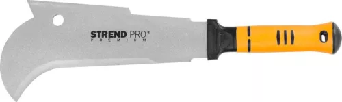 Bozótvágó kés, Strend Pro Premium M135A, sárga/szürke, 27 cm/18 cm pengehossz, PTFE bevonatú acél penge