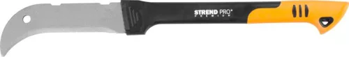 Bozótvágó kés, Strend Pro Premium M135B, fekete/szürke, 36 cm/19 cm pengehossz,, PTFE bevonatú acél penge, műanyag tokkal