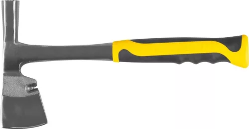 Fejsze-kalapács, Strend Pro Garden SoftHand, sárga/fekete, 600 g, 32,5 cm, üvegszálas nyél, acél fej