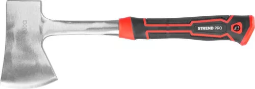 Fejsze-kalapács, Strend Pro Premium ComfortGrip DL503, piros/fekete, 600 g, 35,5 cm, üvegszálas nyél, acél fej