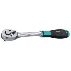   Racsnis kulcs, Whirlpower 16122-04, ezüst/fekete, 1/4", váltás karral, Cr-V, 147 mm
