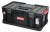 Szerszámosdoboz, Qbrick Patrol System Two Toolbox Plus Vario, 53 x 31,3 x 22,3 cm, fekete, 26 l, moduláris, masszív fogantyú, 2 állítható válaszfal