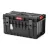 Szerszámosláda, Qbrick Patrol System One 350 Profi, 58,5 × 38,5 × 32 cm, fekete, 38 l, por- és vízálló, megerősített fedél, kivehető multi rekesz, 120 kg teherbírás