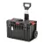 Szerszámosláda, Qbrick Patrol System One Cart Basic, 58,5 × 43,8 × 69 cm, fekete, 50 l, kerekes, teleszkópos fogantyú, por- és vízálló, moduláris, PRO kompatibilis