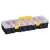 Rendszerező láda, Strend Pro HL30131, 46 x 17 x 9,5 cm, fekete, 9 kg teherbírás, 9 rekesz, PVC, koffer kivitel