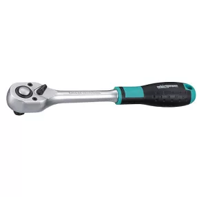   Racsnis kulcs, Whirlpower 16132-03, ezüst/fekete, 3/8", váltás karral, Cr-V, 202 mm