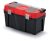 Szerszámosdoboz, Prosperplast Aptop Plus KAP6030, 59,8 × 28,6 × 32,7 cm, fekete, többfunkciós, hordozható, fogantyúval