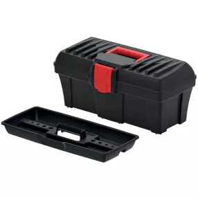   Szerszámosdoboz, Prosperplast Caliber KCR4020, 40 × 20 × 18,6 cm, fekete, fogantyúval, többfunkciós