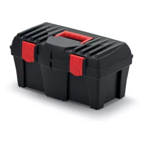   Szerszámosdoboz, Prosperplast Caliber KCR5025, 46 × 25,7 × 22,7 cm, fekete, fogantyúval, hordozható