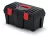 Szerszámosdoboz, Prosperplast Caliber KCR5025, 46 × 25,7 × 22,7 cm, fekete, fogantyúval, hordozható