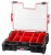 Rendszerező koffer, Qbrick Patrol System Pro Organizer 300, 45,2 × 35,8 × 11 cm, fekete, 9 l, tömített polikarbonát fedél, 8 rekeszes, masszív fogantyú