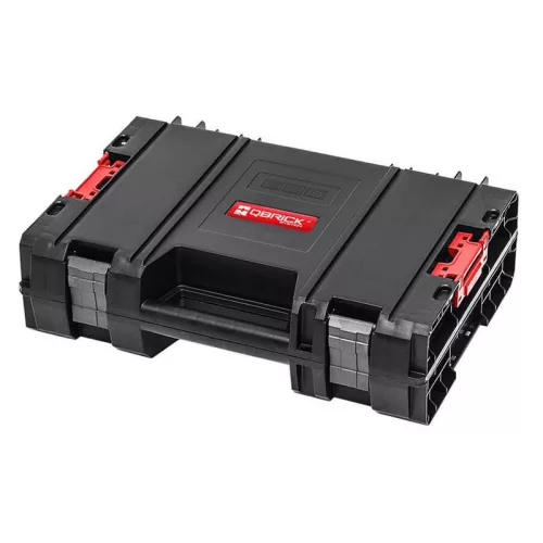 Szerszámosdoboz, Qbrick Patrol System Pro Toolcase, 45 × 32,2 × 12,6 cm, fekete, 11 l, moduláris, dupla védőhab, por- és vízálló tömítés, szerszámokhoz