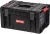 Szerszámosdoboz, Qbrick Patrol System Pro Toolbox, 45 x 33,4 x 24 cm, fekete, 19 l, moduláris, gumitömítéses, por- és vízvédett, 3 állítható válaszfallal, poliamid zárakkal