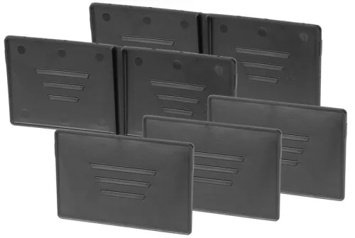 Szerszámosdoboz elosztólap, Qbrick Patrol TWO Organizer FLEX és Box 100 szerszámosdobozokhoz, fekete, 6 db