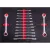 Racsnis csillag-villáskulcs készlet, Strend Pro S239, ezüst, 13 részes, 8–22 mm, Cr-V