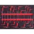 Imbuszkulcs készlet, Strend Pro S239, fekete/piros, 16 részes, gömbfejes 2 - 10 mm, Torx: 10 - 50, T-markolat