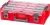 Rendszerező koffer, Qbrick Patrol System One Red Ultra HD 2XL, piros, moduláris, ütésálló, polikarbonát fedél, víz- és porálló