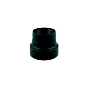   Füstcső szűkítő, V.A.P.K. HS 120/150/1,5, fekete, 120 mm - 150 mm, DC01 acéllemez, lemezvastagság: 1,5 mm, kályha–kémény csatlakozáshoz