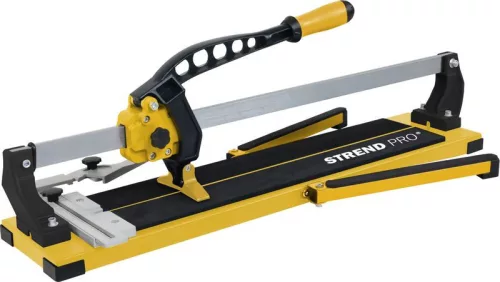 Kézi csempevágó, Strend Pro 8102G-3B, sárga/fekete, 600 mm, csempéhez és padlólaphoz