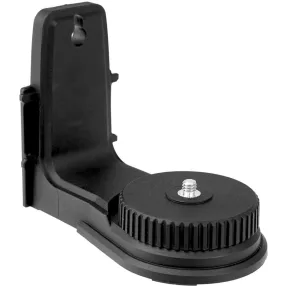  Mágneses szerszámtartó, Strend Pro, fekete, 1/4" és 5/8" menettel, műanyag, beépített mágnessel, fúrás nélkül rögzíthető